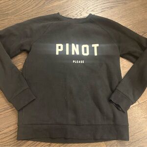 Brunette The Label Black Crew Neck Sweater